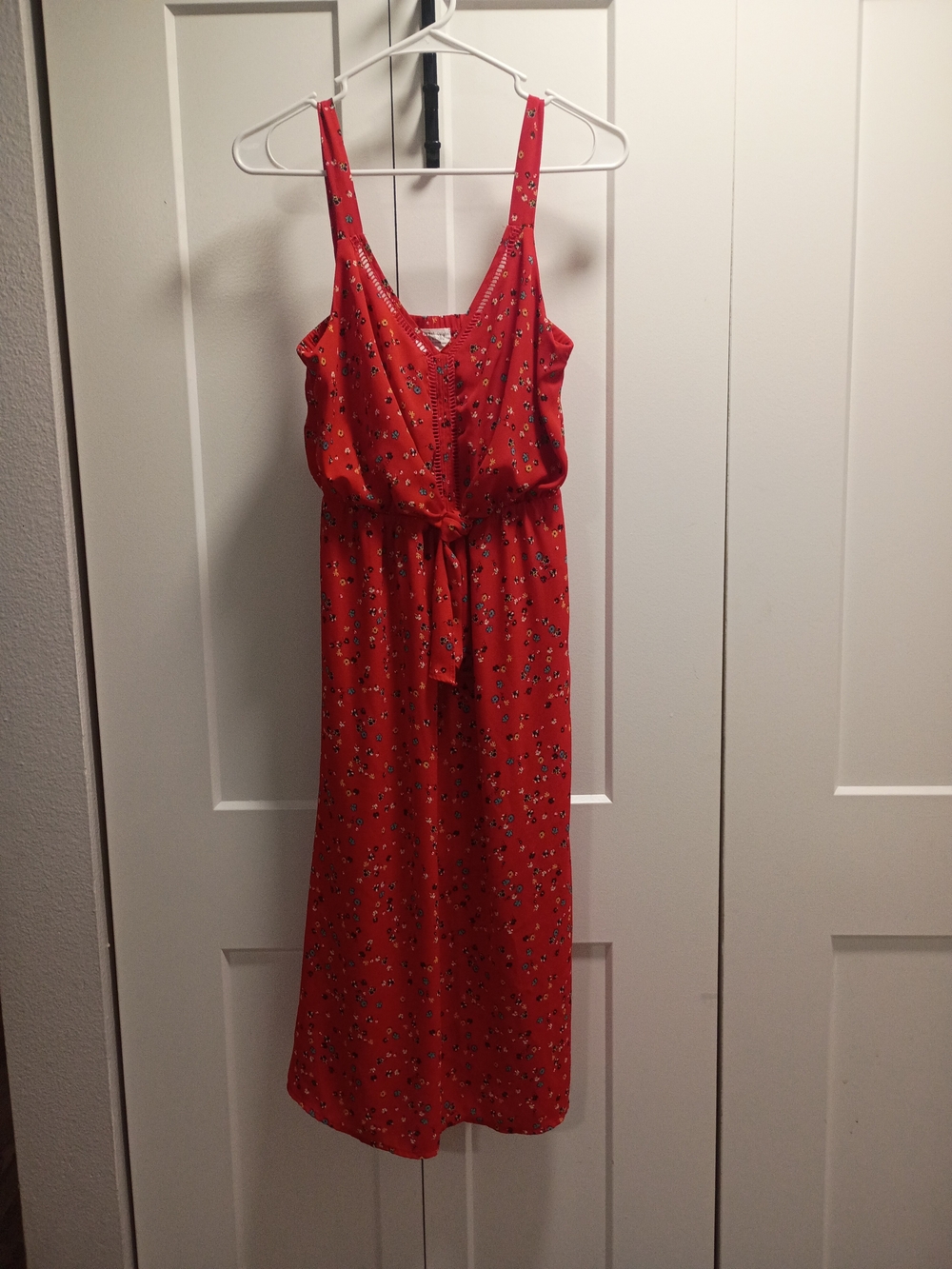 Sienna Sky Bright Orange Floral Top